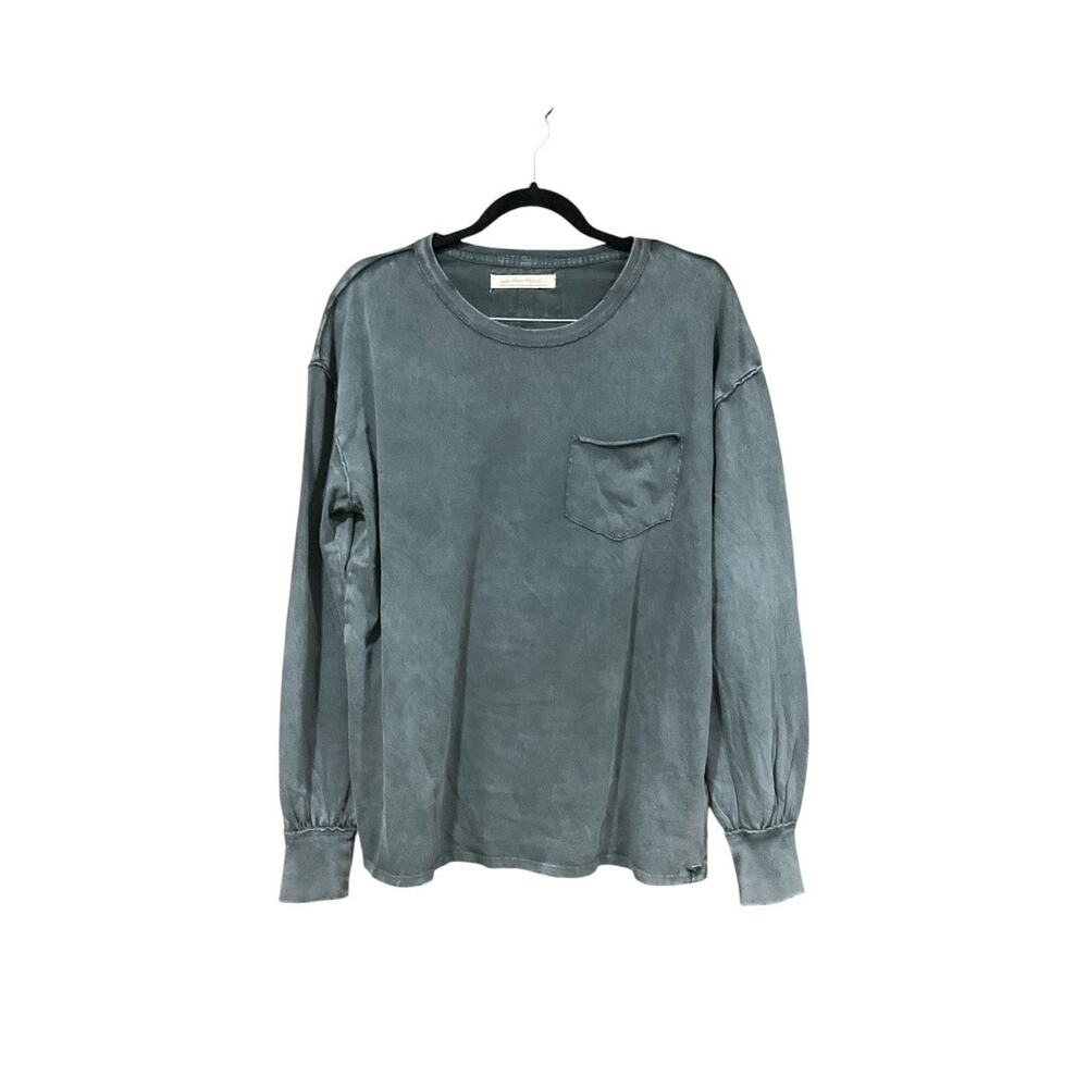 We the Free Top Women Small 100% Cotton Gray NWOT